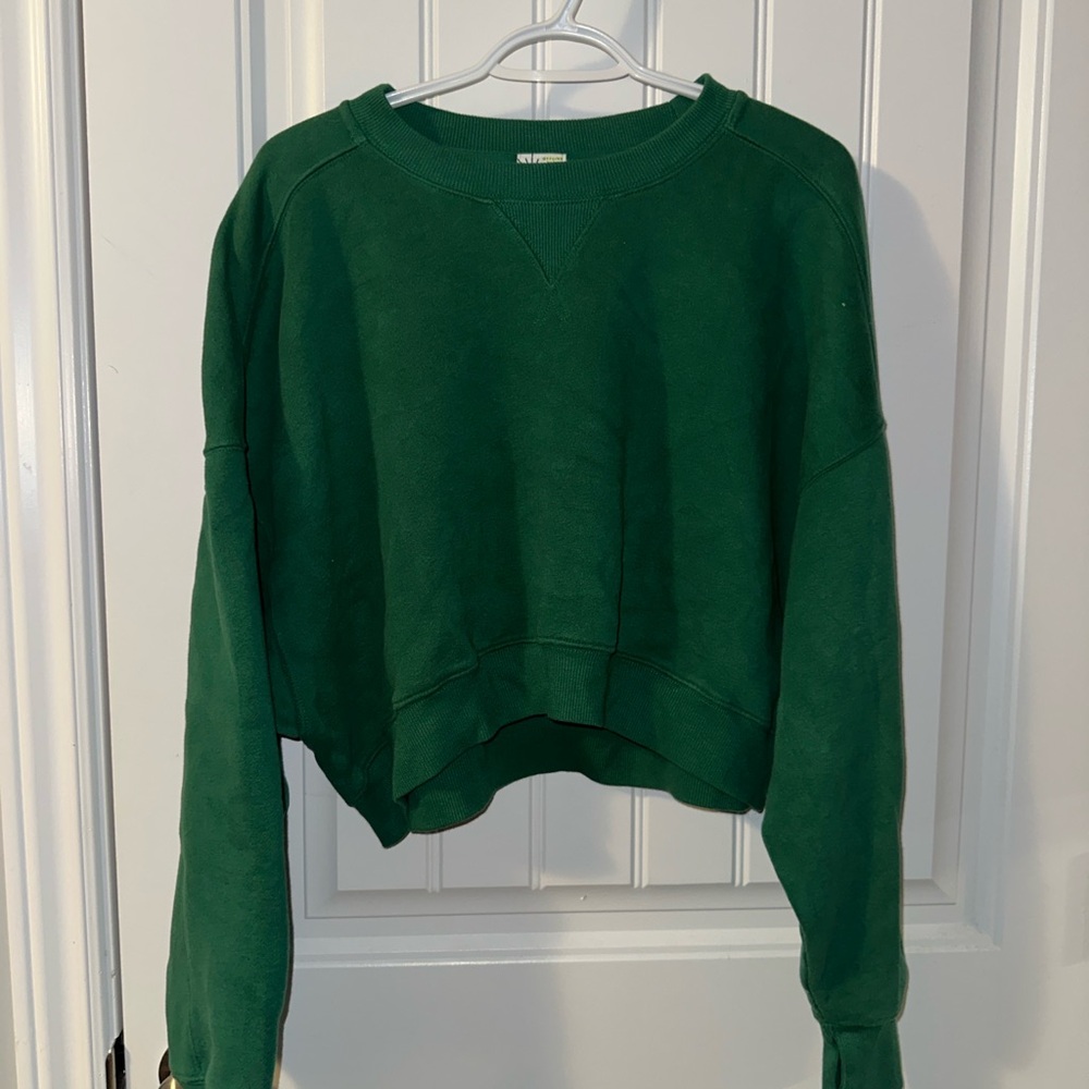 Aerie Green Crop Top